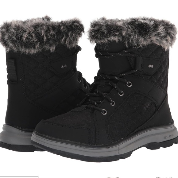 Ryka Brisk boots women’s size 8.5 Black Fur-Lined Winter snow Boots - Picture 10 of 11